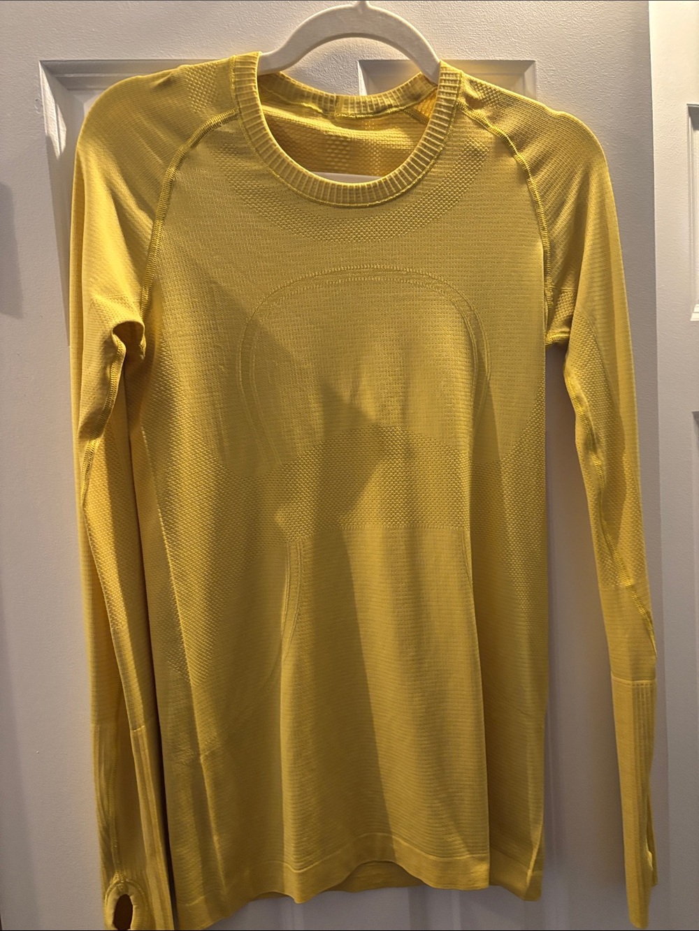 lululemon athletica Long Sleeve Seamless Top - Yellow